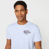 Nautica Men's Big & Tall Mermaid Graphic Tee Azure Blue