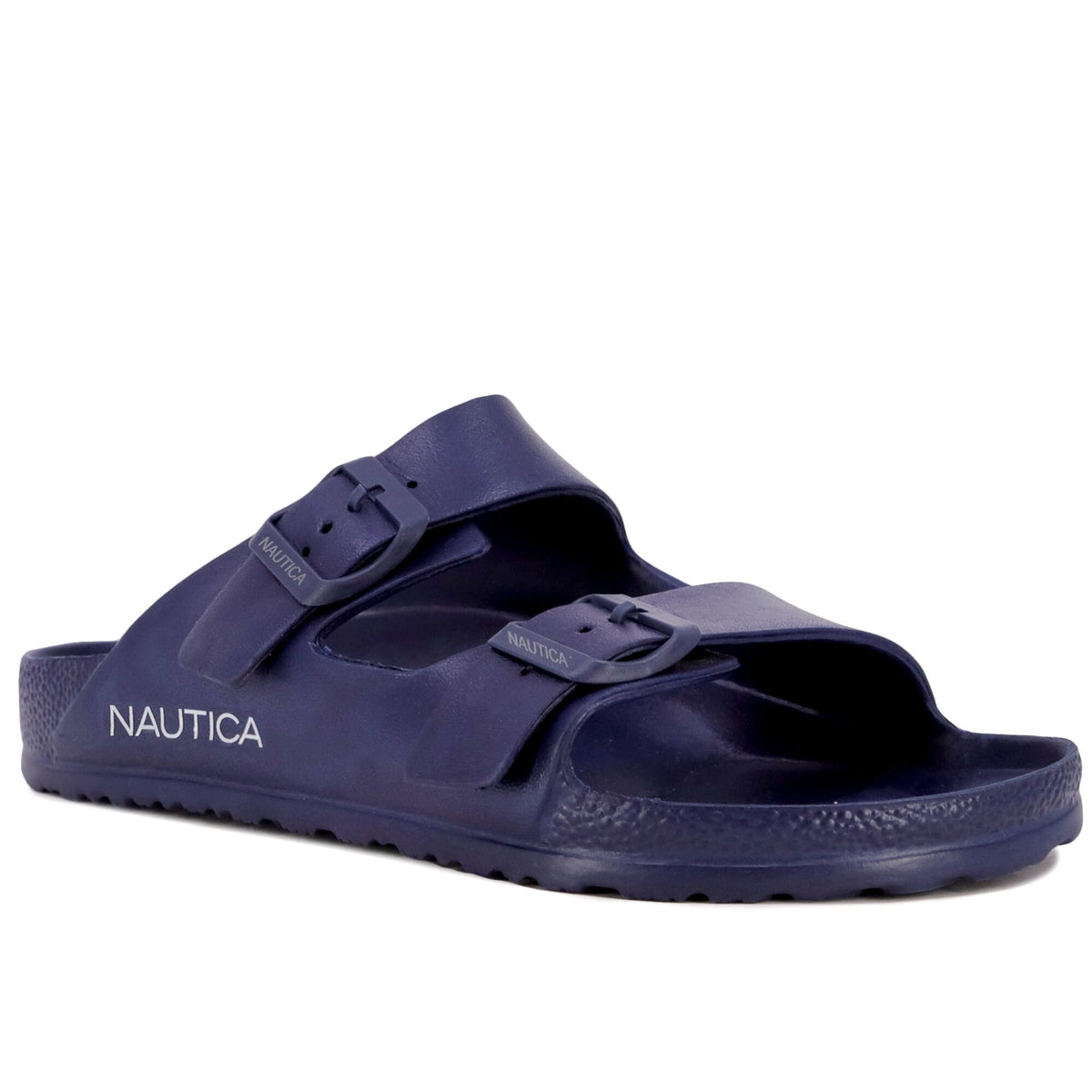 Nautica Men's Buckle Slide Sandal Ice Blue