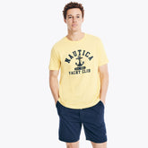 Nautica Men's Sailing Anchor Graphic Sleep T-Shirt Aspen Gold