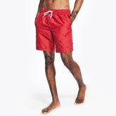 Nautica Men's 8.5" J-Class Print Quick-Dry Swim Nautica Red