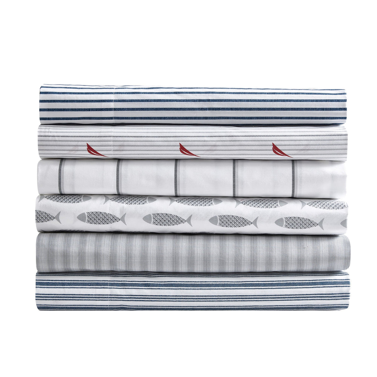 Nautica Plot  Twin Sheet Set Black Black
