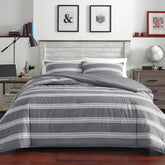 Nautica Craver Twin/twin Xl Comforter And Sham Set Smoke