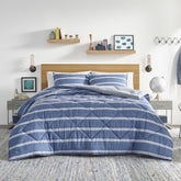 Nautica Keller Blue Full/queen Comforter-Sham Set Multi