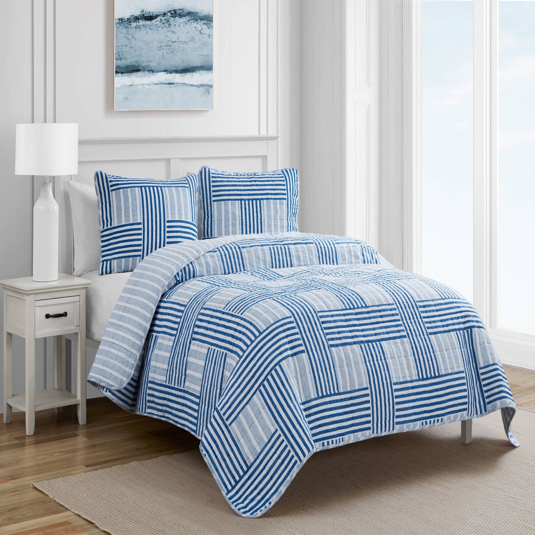 Nautica Seighford King Quilt And Sham Set Bali Bliss