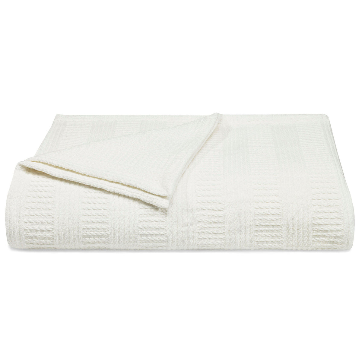 Nautica Rope Stripe Blanket - Deck White Bright White