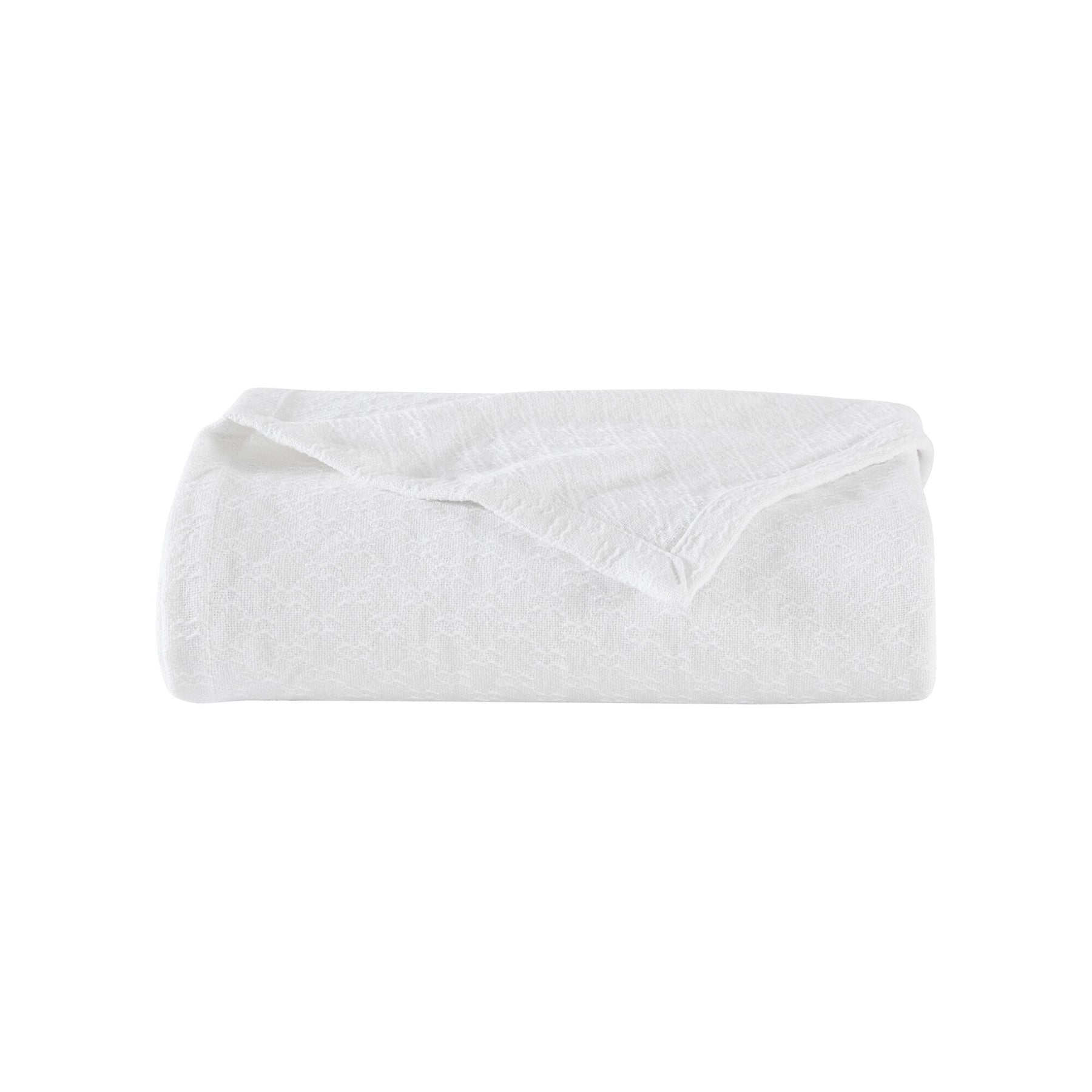 Nautica Ripple Cove Twin Blanket Antique White Wash