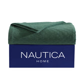 Nautica Ripple Cove Green King Blanket Dark Hunter