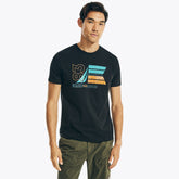 Nautica Men's Sustainably Crafted Nautica 83 Graphic T-Shirt True Black