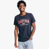 Nautica Men's Sustainably Crafted Heritage Graphic T-Shirt Navy