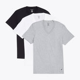 Nautica Men's V-Neck T-Shirts Grey Heather