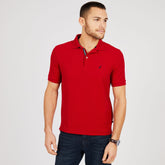 Nautica Men's Big & Tall Performance Classic Fit Deck Polo Nautica Red