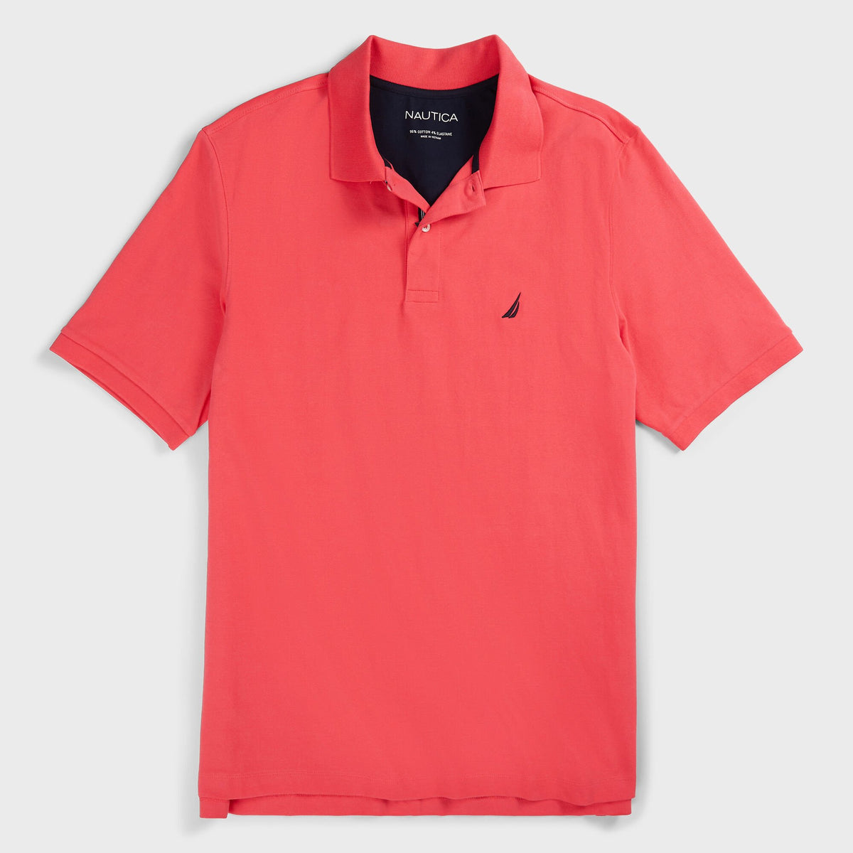 Nautica Men's Big & Tall Stretch Mesh Polo Persian Red