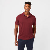 Nautica Men's Big & Tall Classic Fit Interlock Polo Cabana Pink