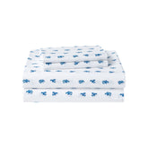 Nautica Cloyster Twin Sheet Set Classic Blue