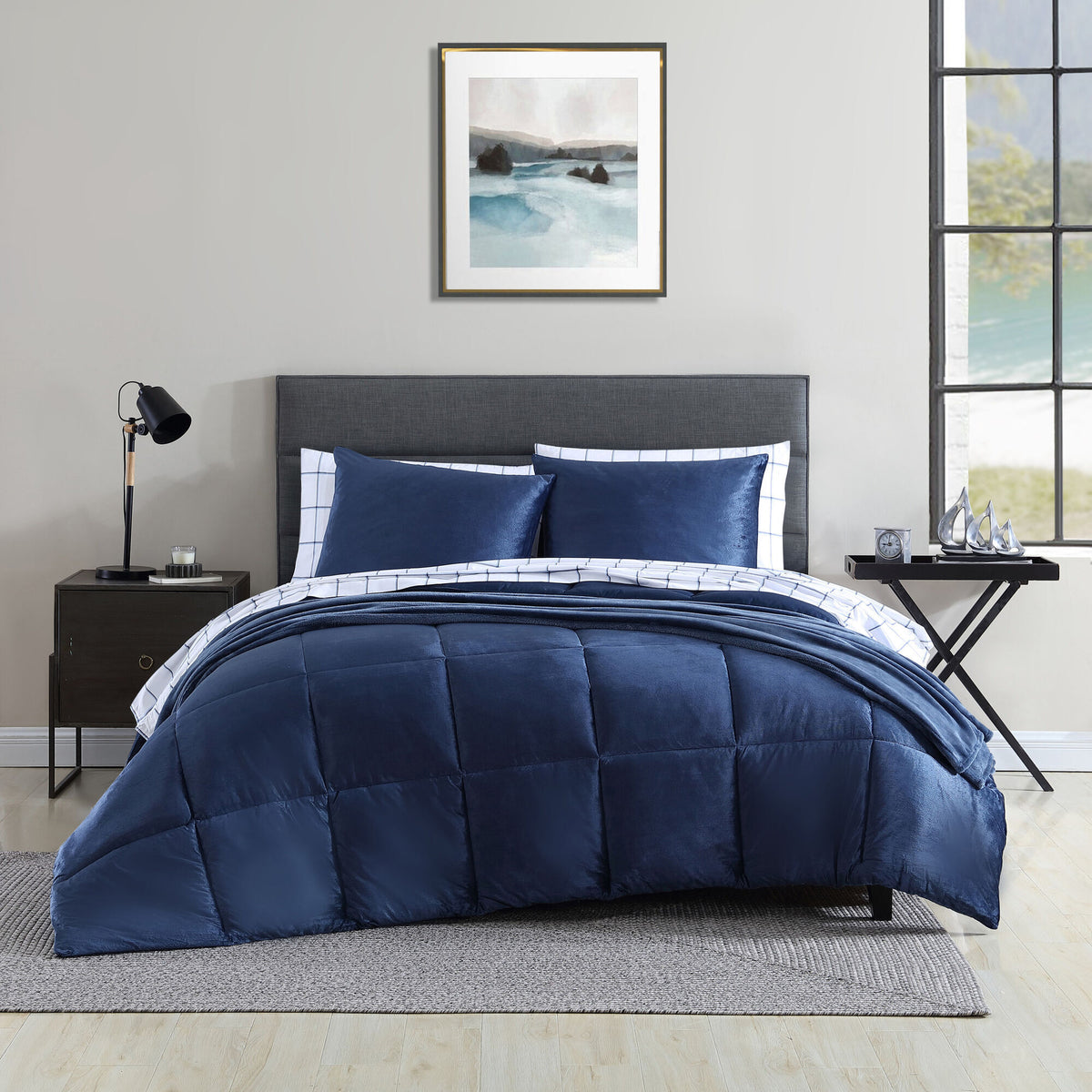 Nautica Bristol Twin/twin Xl Comforter And Sham Set Deep Dive Wash