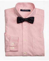 Brooks Brothers Boys Non-Iron Supima Oxford Polo Button-Down Dress Shirt Pink