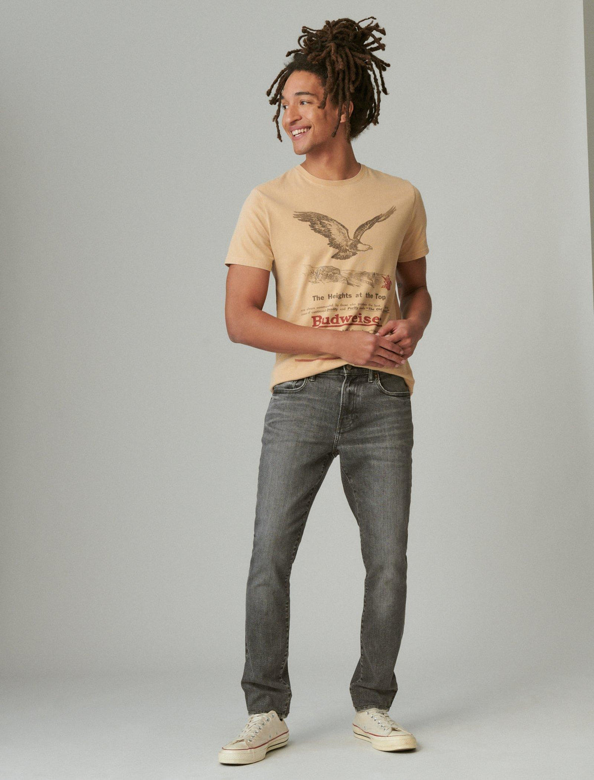 Lucky Brand 100 Skinny Loomstate