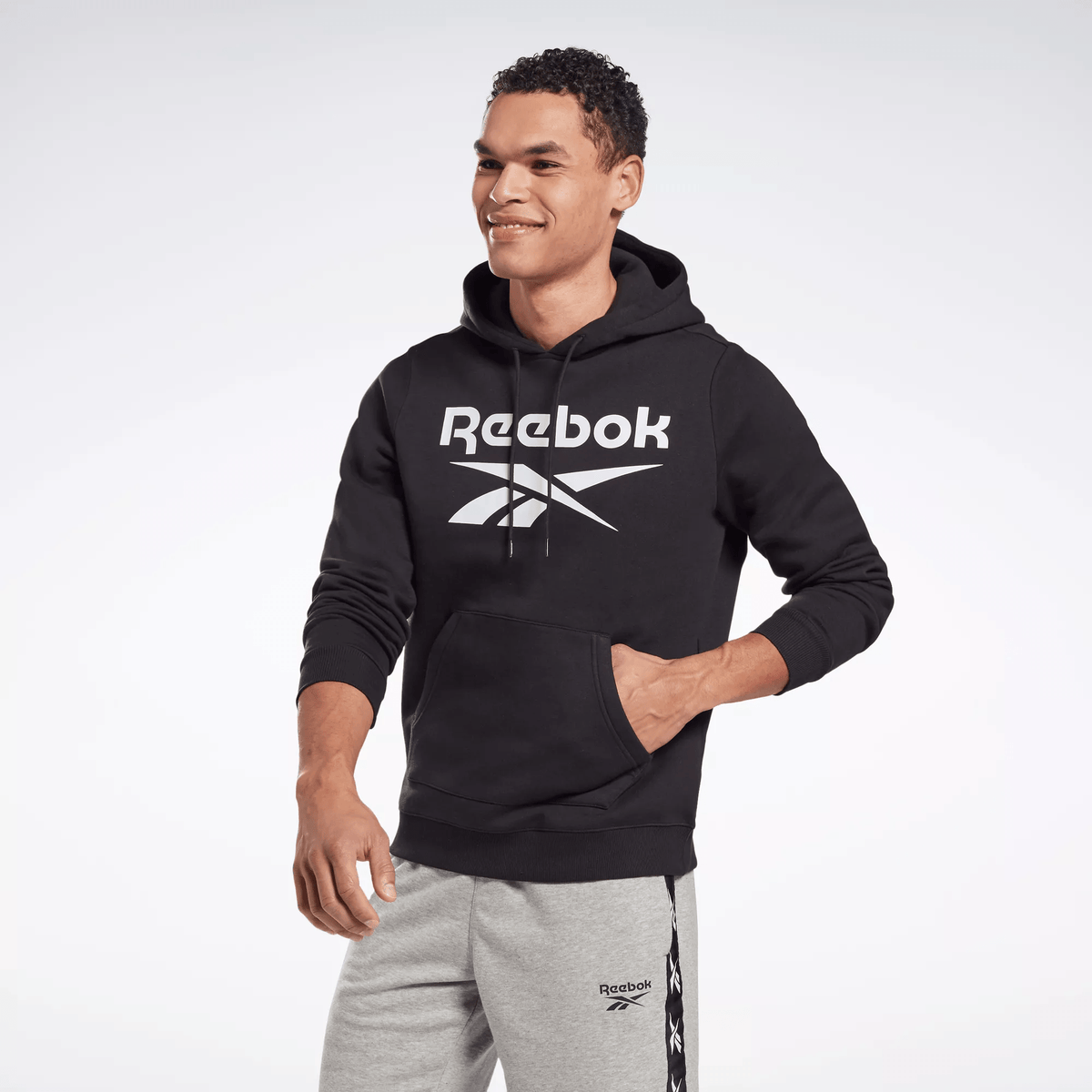 Reebok Men's Identity Fleece Hoodie Black