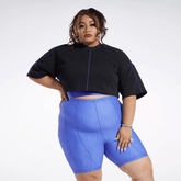 Reebok Women's Cardi B Crop T-Shirt (Plus Size) Black