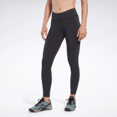 Reebok Women's Les Mills Lux Vector Graphic Leggings Black