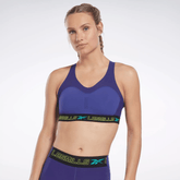 Reebok Women's Les Mills PureMove+ Bra Purple