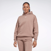 Reebok Women's Lux Oversized Hoodie Brown