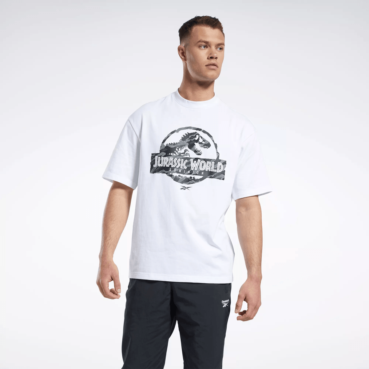 Reebok Unisex Jurassic World T-Shirt White