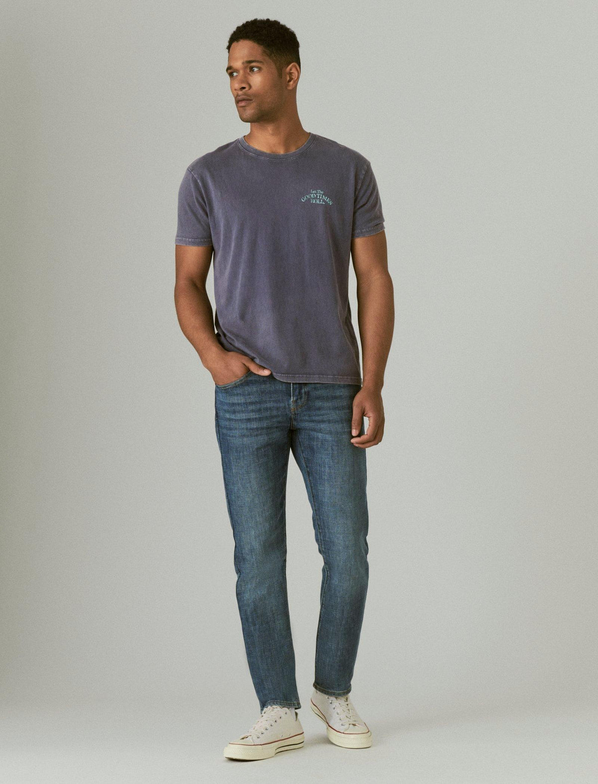 Lucky Brand 110 Slim Jean Red City