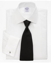 Brooks Brothers Men's Bib-Front Spread Collar Tuxedo Shirt White