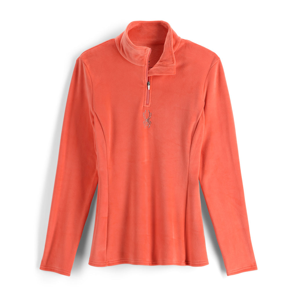 Spyder Shimmer Bug Half Zip T-Neck Orange