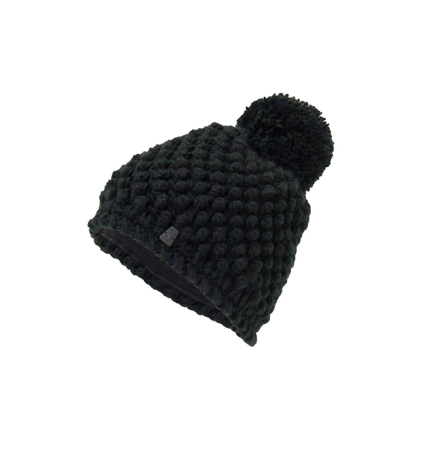 Spyder Brrr Berry Pom Hat Black