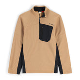 Spyder Bandit Hybrid Half Zip Sweater Beige