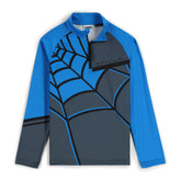 Spyder Web Half Zip T-Neck Grey