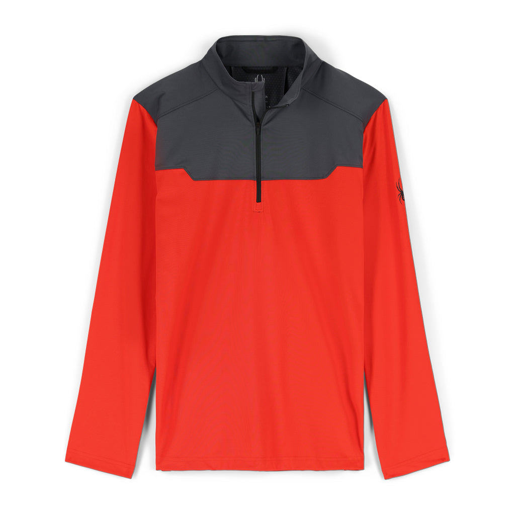 Spyder Leader Graphene Half Zip T-Neck Red