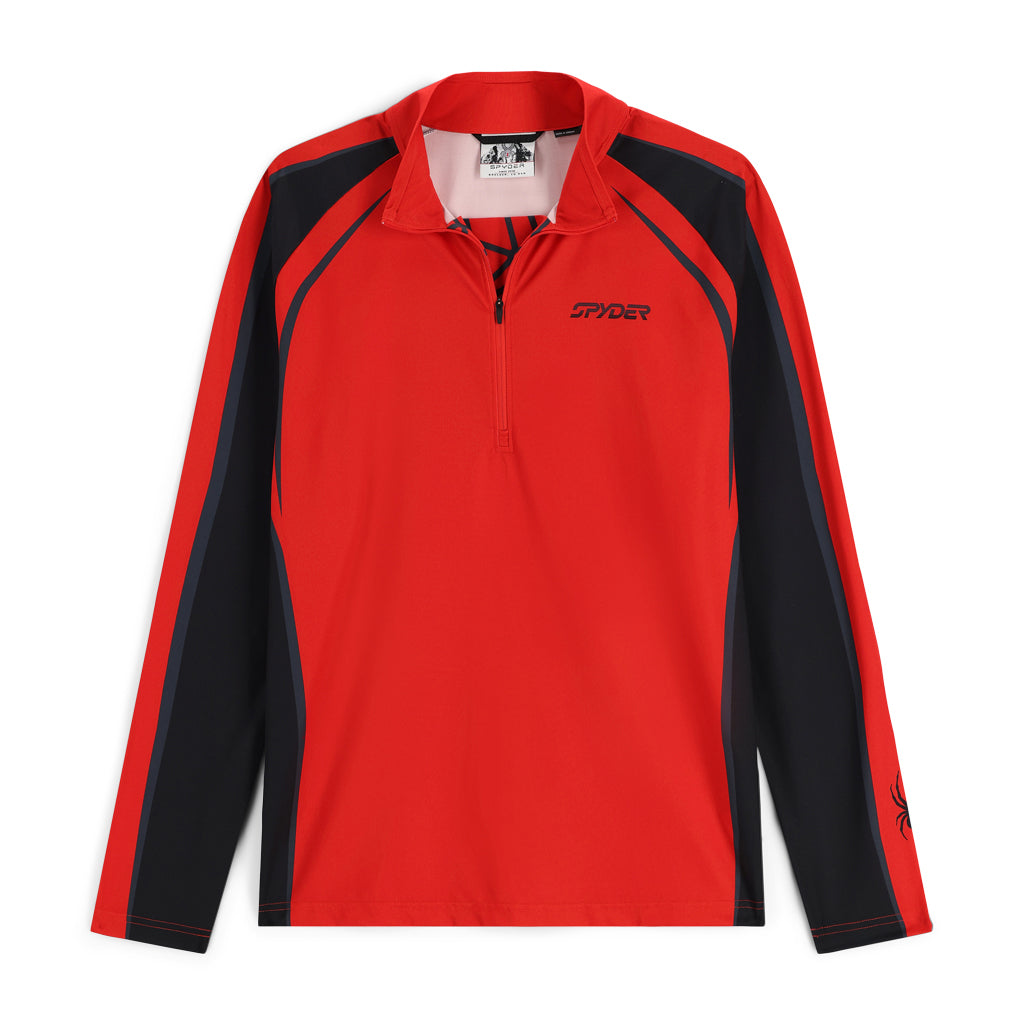 Spyder Throwback Half Zip T-Neck Red