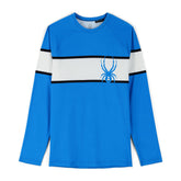 Spyder Pump Long Sleeve Crew Neck Ski Base Layer Top Blue