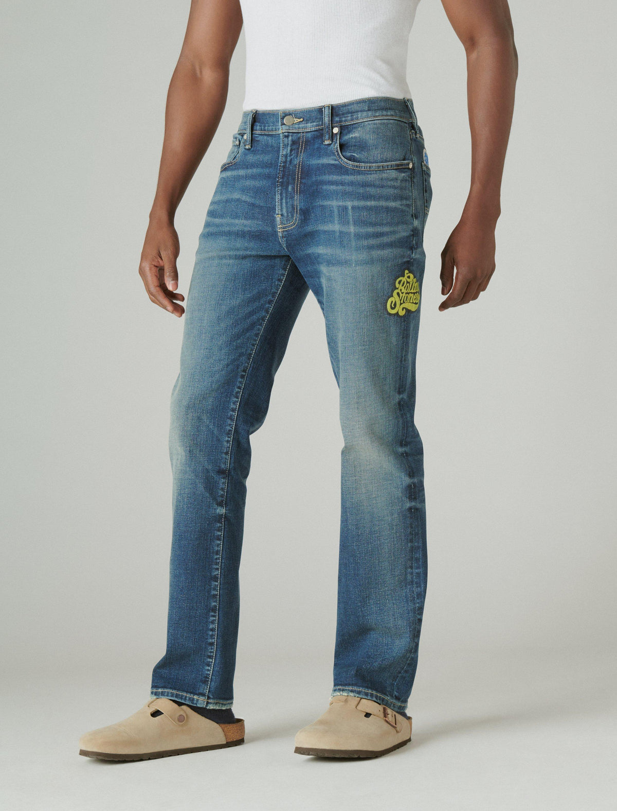 Lucky Brand 223 Straight Rolling Stones Jeans - Men's Pants Denim Straight Leg Jeans Decca