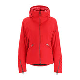 Spyder Pinnacle No Faux Fur Insulated Ski Jacket Red