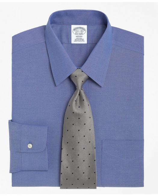 Brooks Brothers Men's Regent Regular-Fit Dress Shirt French Blue