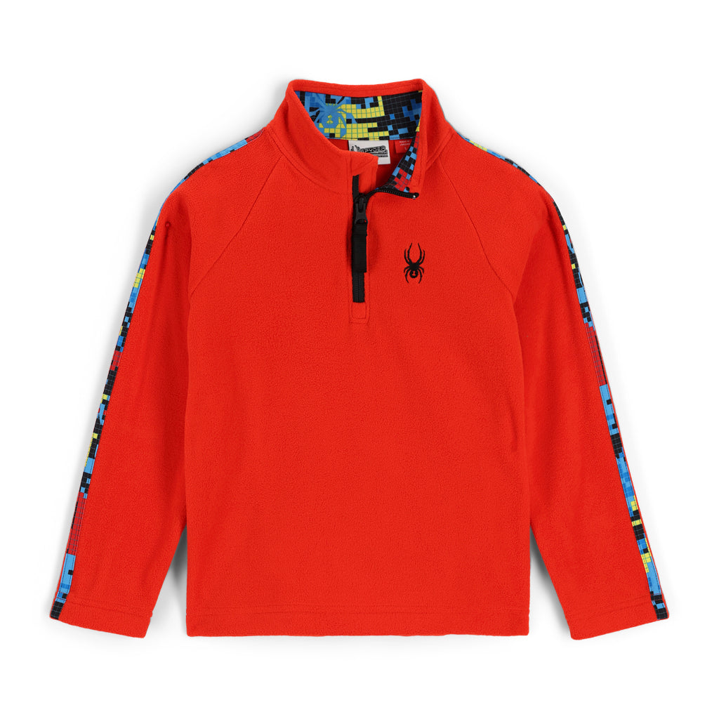 Spyder Toddler Speed Half Zip Fleece Jacket Red