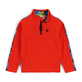 Spyder Toddler Speed Half Zip Fleece Jacket Red