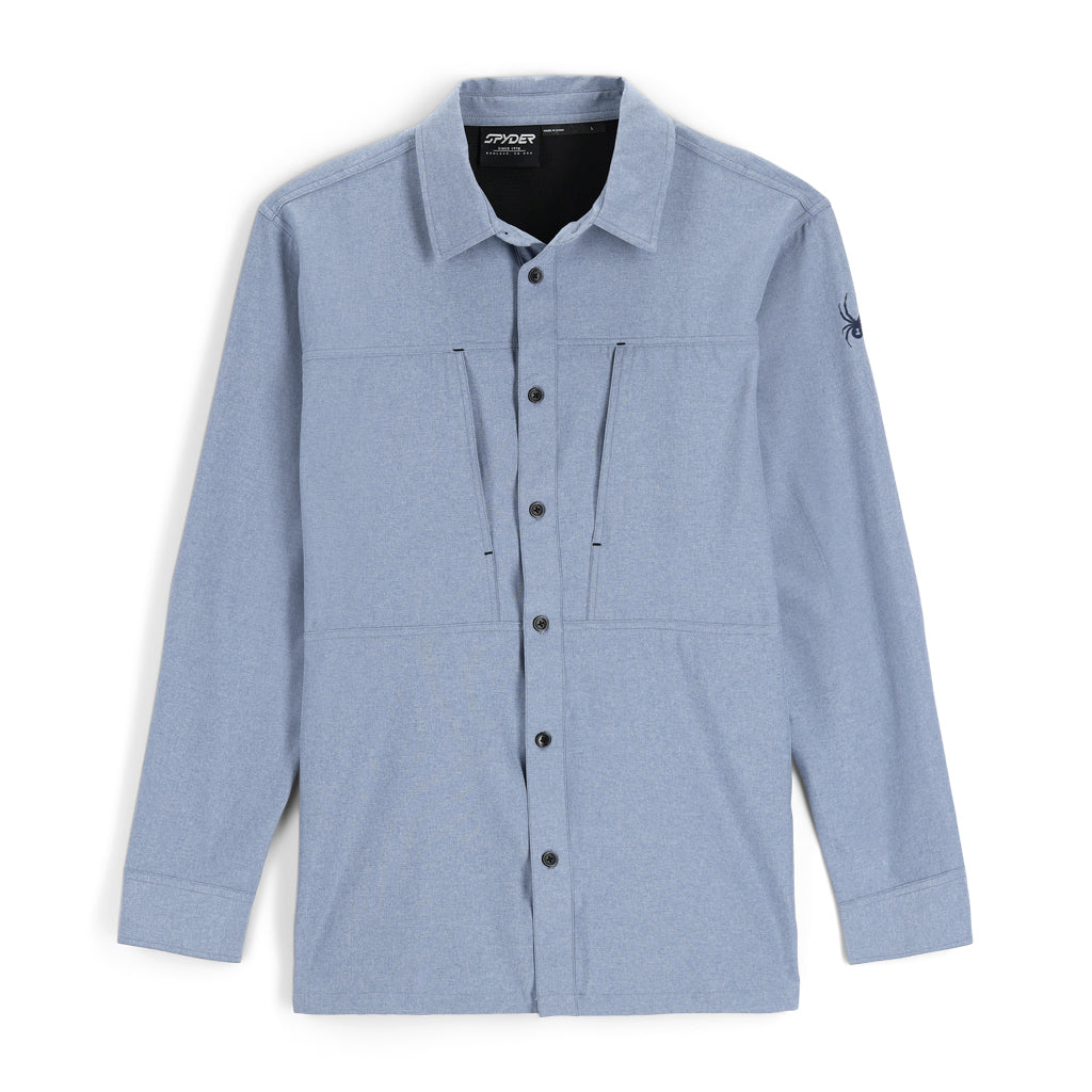 Spyder Canyon Long Sleeve Shirt T-Shirt Blue
