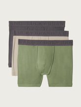 Lucky Brand 3 Pack Cotton Viscose Boxer Briefs - Men's Accessories Underwear Boxers Briefs Multi