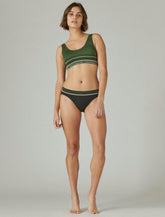 Lucky Brand 3 Pack Lucky Basic Bra Dark Green