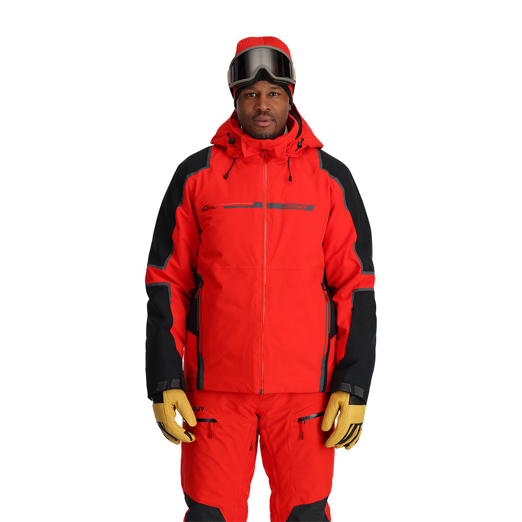 Spyder Titan Insulated Ski Jacket Red