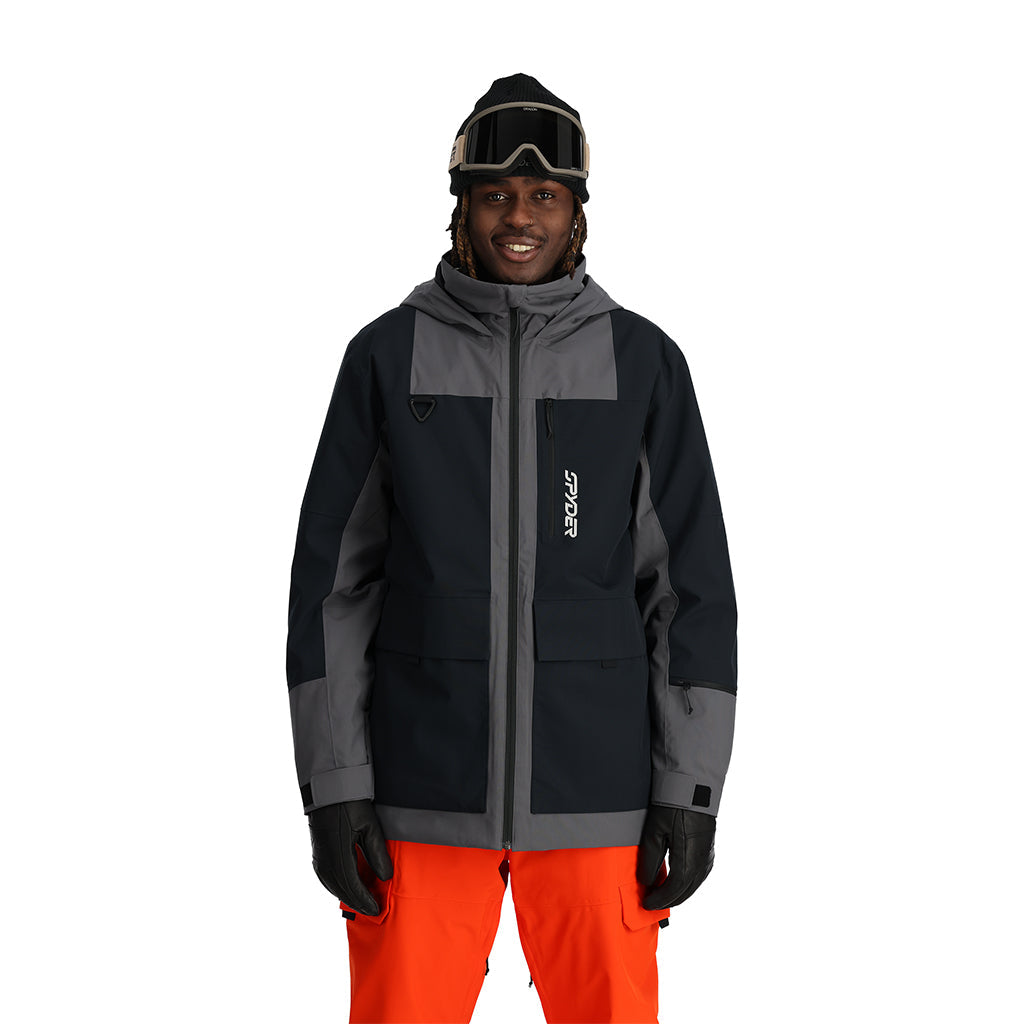 Spyder Field Insulated Ski Jacket Black