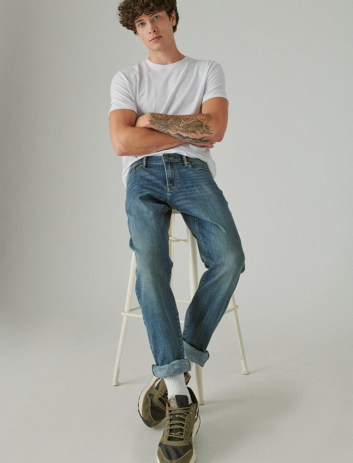 Lucky Brand 410 Athletic Straight Coolmax Stretch Jean - Men's Pants Denim Straight Leg Jeans Cowen