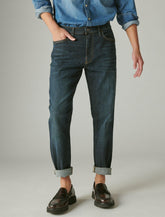 Lucky Brand 410 Athletic Straight Jean Indigowood