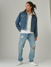 Lucky Brand 410 Athletic Straight Jean Lennon