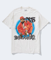 Aeropostale Mens' Nas Stillmatic Graphic Tee - White - Size S - Cotton - Teen Fashion & Clothing Cream